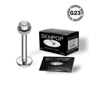 Labret con Zircone